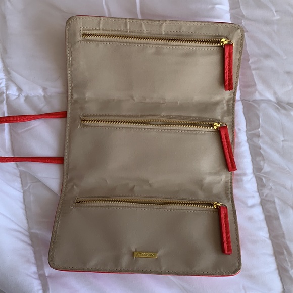 3 FOR $15 SALE: Pink Tri-Fold Clutch w/ Tie - Picture 4 of 8